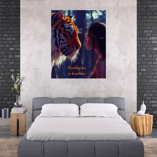Vriendschap kent geen grenzen perfect poster