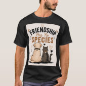 Vriendschap Kent Geen Soort T-shirt (Voorkant)