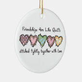 vriendschap keramisch ornament (Rechts)