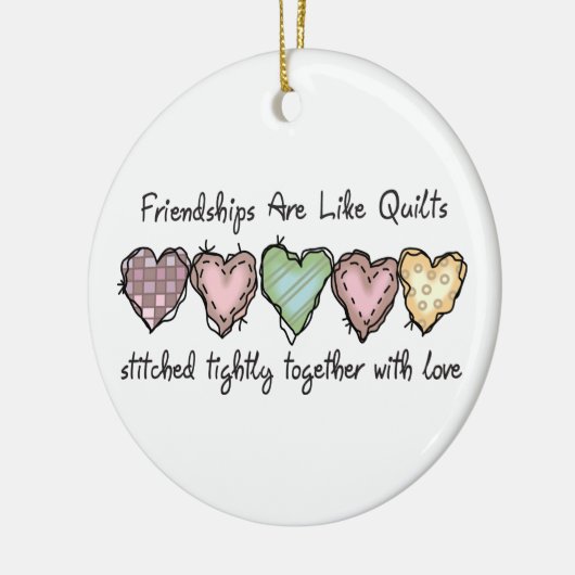 vriendschap keramisch ornament (Links)