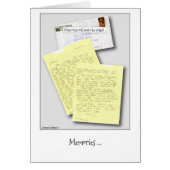 Vriendschap — Letter-Kaart (Voorkant)