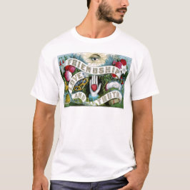 Vriendschap, liefde en waarheid t-shirt