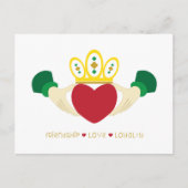 Vriendschap*Liefde*Loyaliteit Briefkaart (Voorkant)