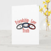 Vriendschap Liefde Waarheid Kaart (Gele Bloem)