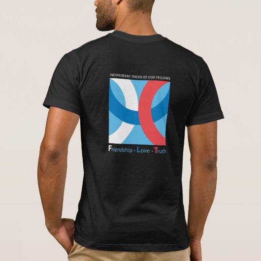 Vriendschap-liefde-waarheid T-shirt (Achterkant)