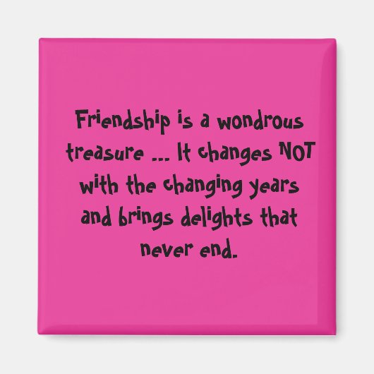 vriendschap magneet (Voorkant)