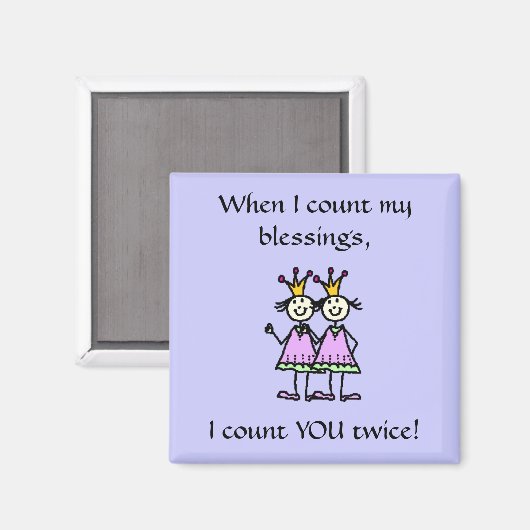 Vriendschap - magneet (Voorkant / Achterkant)