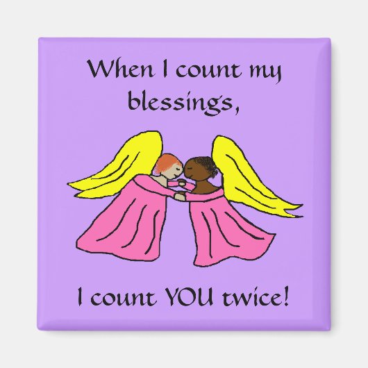 Vriendschap - magneet - Gepersonaliseerd (Voorkant)