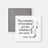 Vriendschap Magneet met Quote (Voorkant / Achterkant)