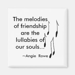 Vriendschap Magneet met Quote