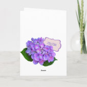 Vriendschap-meisje met vergrootglas kaart (Achterkant)