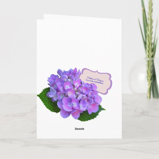 Vriendschap-meisje met vergrootglas kaart (Achterkant)