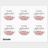 Vriendschap Melodieën Ronde Sticker (Vel)