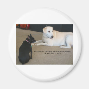 vriendschap met honden magneet