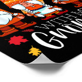 Vriendschap met mijn Thanksgiving drie g Poster (Hoek)