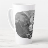 Vriendschap met vorstpunt latte mok (Linkerhoek)