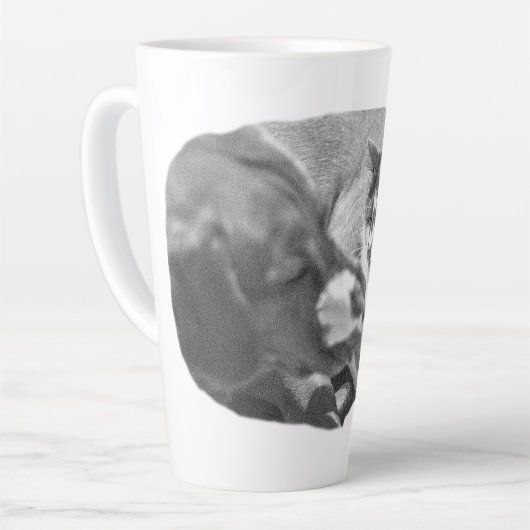 Vriendschap met vorstpunt latte mok (Linkerhoek)