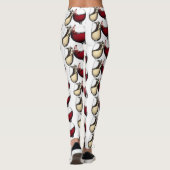 Vriendschap met wijn leggings (Achterkant)