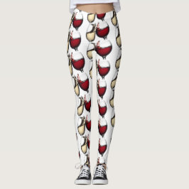 Vriendschap met wijn leggings