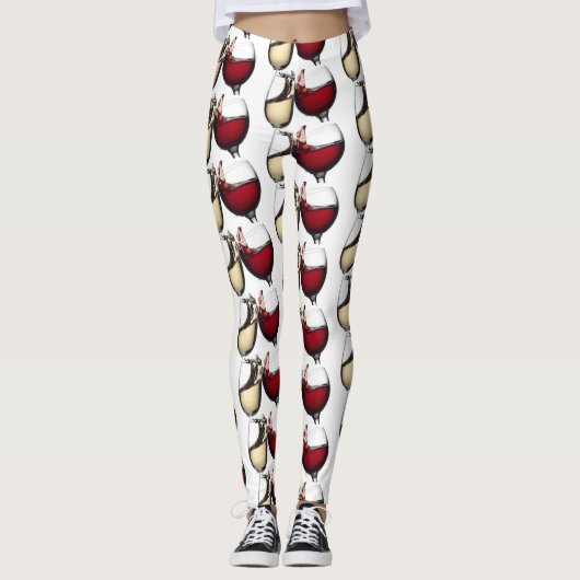 Vriendschap met wijn leggings (Voorkant)