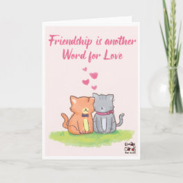 Vriendschap - Mooie Kittens Kaart