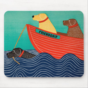 Vriendschap Mousepad — Stephen Huneck Muismat