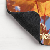 Vriendschap! muismat cadeaus Herfstbladeren (Hoek)
