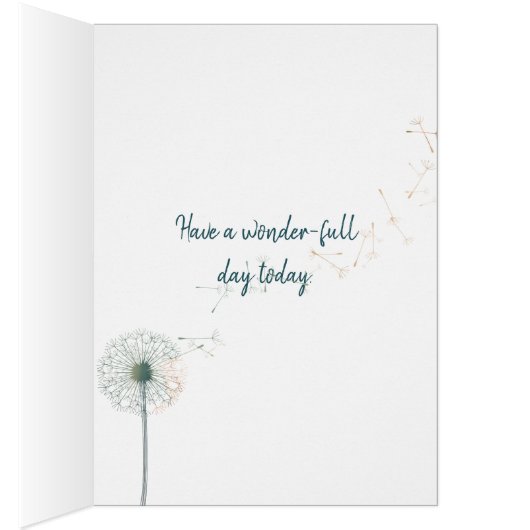 Vriendschap Paardenbloem Zaden (Binnen (Rechts))