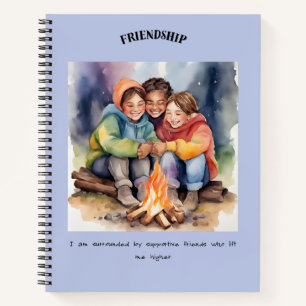 Vriendschap positieve bevestiging notitieboek