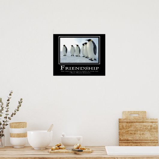 vriendschap poster (Keuken)