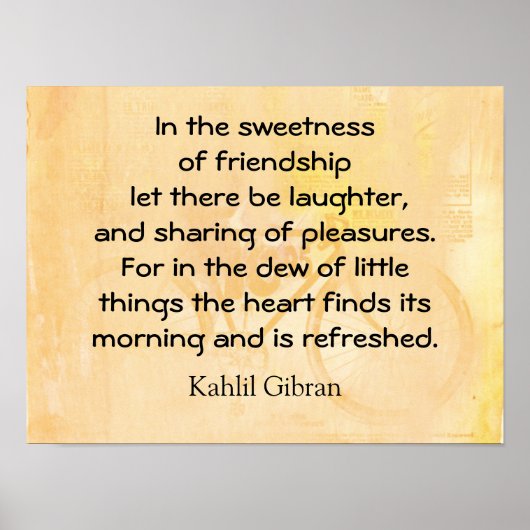 Vriendschap *** poster (Voorkant)