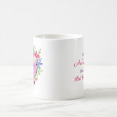 Vriendschap Quote en  bloemenkrans Koffiemok (Center)