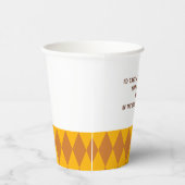 Vriendschap Quote Papieren bekers | Friendsgiving (Rechts)