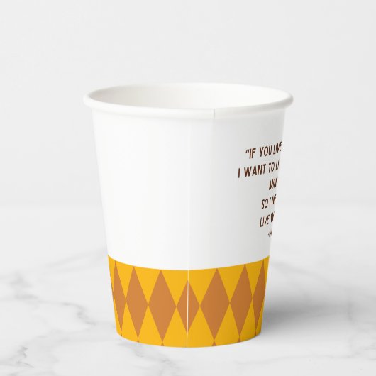 Vriendschap Quote Papieren bekers | Winnie de Poeh (Rechts)