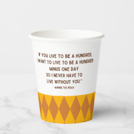 Vriendschap Quote Papieren bekers | Winnie de Poeh