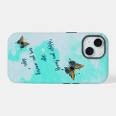 Vriendschap Quote telefoonhoesje iPhone 15 Case (Achterkant horizontaal)