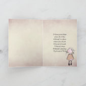 Vriendschap Rose Bouquet Kaart (Binnen)