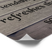 Vriendschap, spreekwoord 27:9 poster (Hoek)