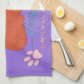 vriendschap theedoek (Quarter Fold)