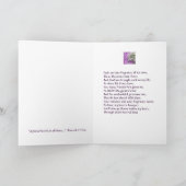 Vriendschap tuin van mijn hartkaart bedankkaart (Binnen)