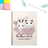 Vriendschap tussen meisjes BFF Schattige Cartoon K Notitieboek