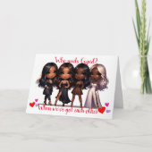 Vriendschap Valentijnsdag Kaart (Galentine's) (Voorkant)