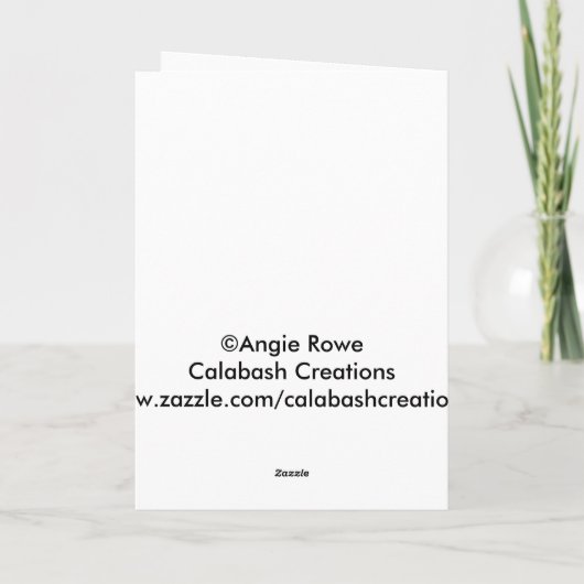 Vriendschap Verjaardag Kaart (Achterkant)