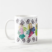 Vriendschap viert beste vrienden koffiemok (Links)