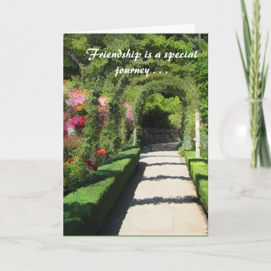 Vriendschap voor Valentijnsdag Kaart (Voorkant)