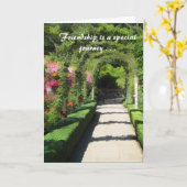 Vriendschap voor Valentijnsdag Kaart (Gele Bloem)