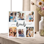 Vriendschap Vrienden 6 Foto Collage Keepsake Gift Fotoplaat<br><div class="desc">Vier uw vriendschap met de Vriendschap Vrienden 6 Fotocollage Keepsake Gift Plaque. Deze gepersonaliseerde plaquette heeft een prachtig gerangschikte collage van zes gekoesterde foto's, het vastleggen van onvergetelijke momenten. Gemaakt van hoogwaardige materialen, is het perfect om op een bureau, plank of muur weer te geven. Het oprechte ontwerp voegt een...</div>