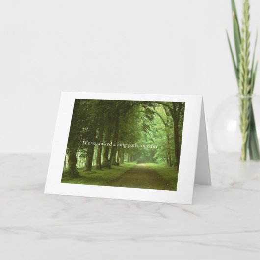 Vriendschap, weg kaart (Voorkant)