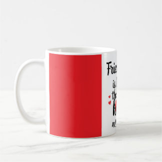 Vriendschap wordt geboren in het hart, niet in de  koffiemok