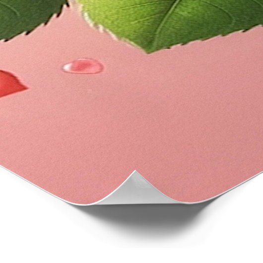 Vriendschap Yellow Rose Poster (Hoek)